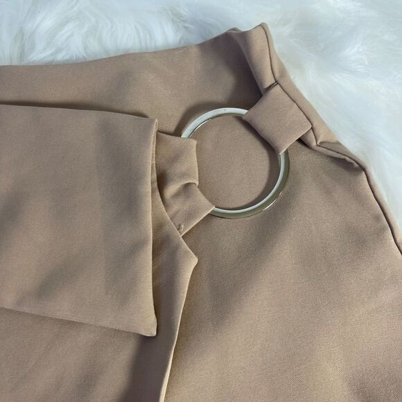 West Of Melrose/Tilly's  Give Me The Ring NWT Tan Skort Sz L - Picture 5 of 10